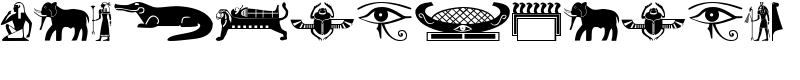 Old Egypt Glyphs