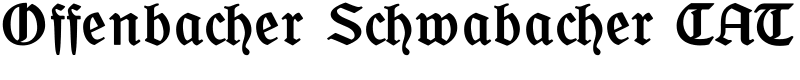 Offenbacher Schwabacher CAT
