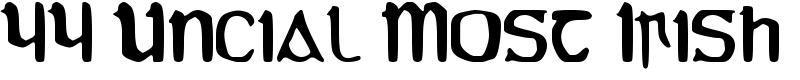 YY Uncial Most Irish