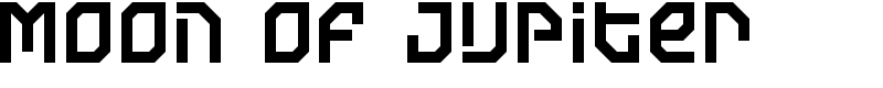 Moon of Jupiter