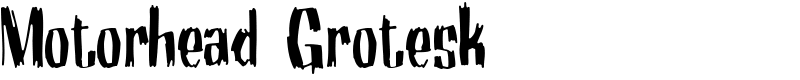 Motorhead Grotesk