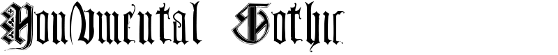 Monumental Gothic
