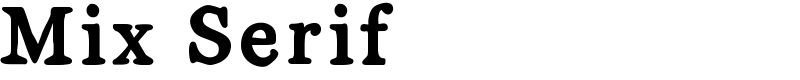 Mix Serif