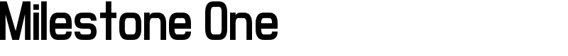 Milestone One