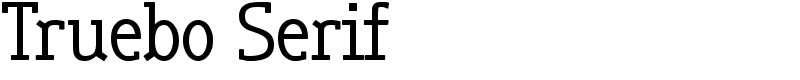 Truebo Serif