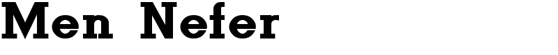 Men Nefer