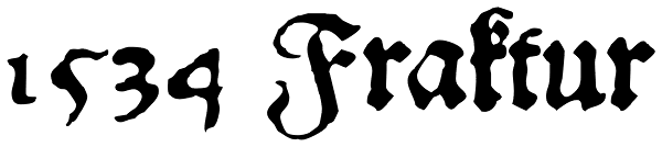 1534 Fraktur