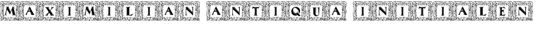 Maximilian Antiqua Initialen