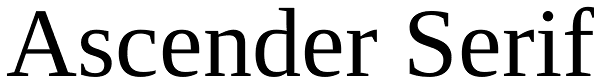 Ascender Serif