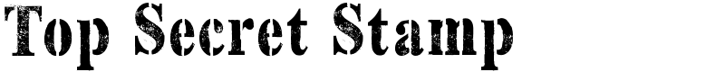 Top Secret Stamp