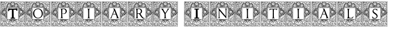Topiary Initials