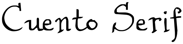Cuento Serif