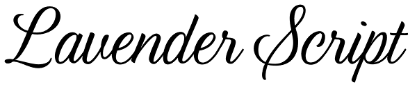 Lavender Script