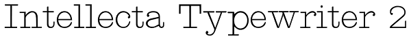 Intellecta Typewriter 2