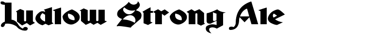 Ludlow Strong Ale