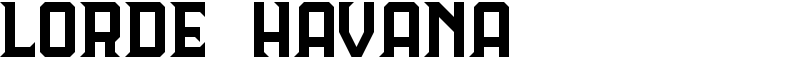 Lorde Havana