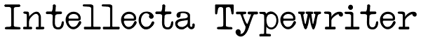 Intellecta Typewriter