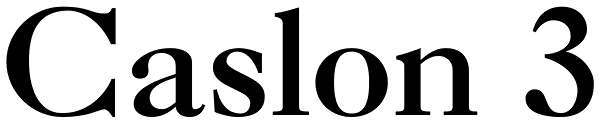 Caslon 3