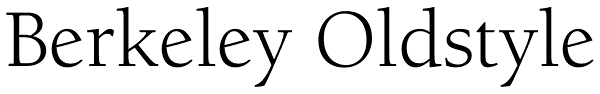 Berkeley Oldstyle