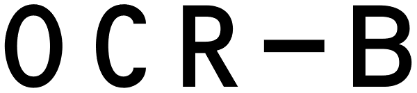 OCR-B