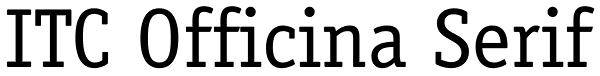 ITC Officina Serif