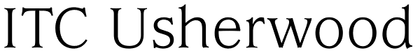 ITC Usherwood