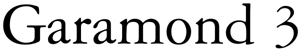 Garamond 3