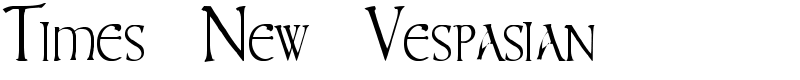 Times New Vespasian