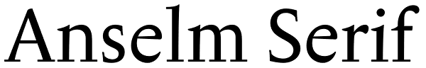 Anselm Serif