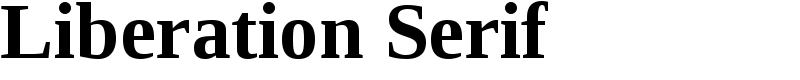 Liberation Serif