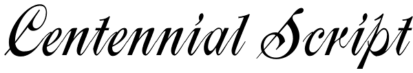 Centennial Script