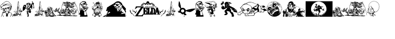 Legend Of Zelda TriFont