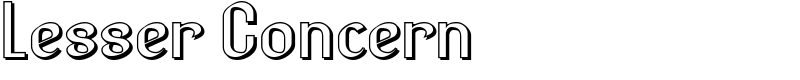 Lesser Concern