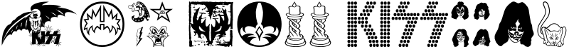 The Kiss Font