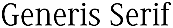 Generis Serif
