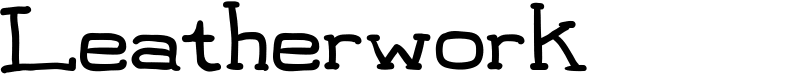 Leatherwork