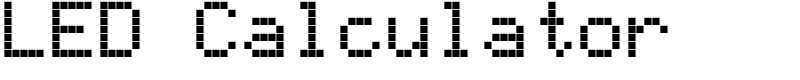 LED Calculator