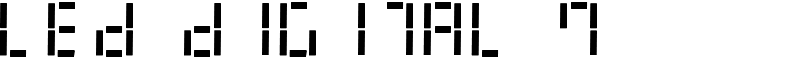 LED Digital 7