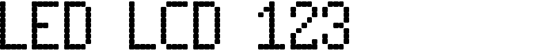 LED LCD 123