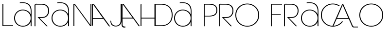 Laranjha Pro Fraco