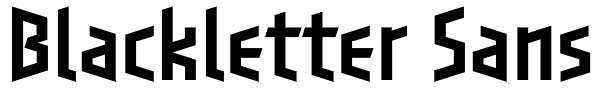 Blackletter Sans