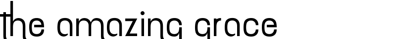 The amazing grace