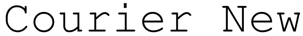 Courier New