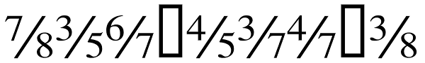 Fractions