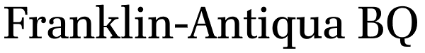 Franklin-Antiqua BQ