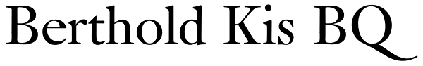 Berthold Kis BQ