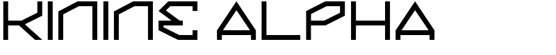 Kinine Alpha