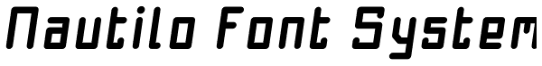 Nautilo Font System