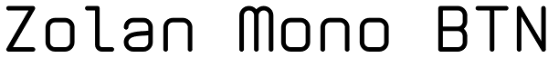 Zolan Mono BTN