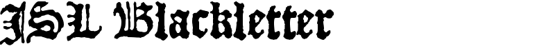 JSL Blackletter